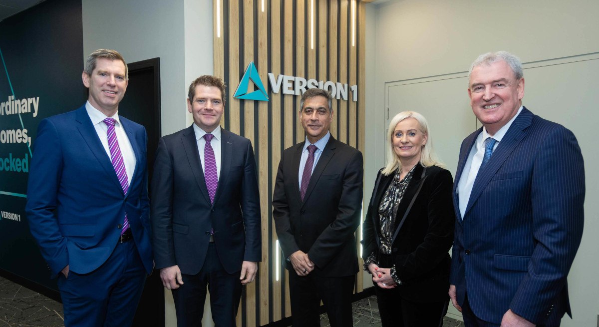 Versi 1 membuka kantor pusat Dublin baru, menambahkan 250 pekerjaan lokal pada 25 Mar 2026