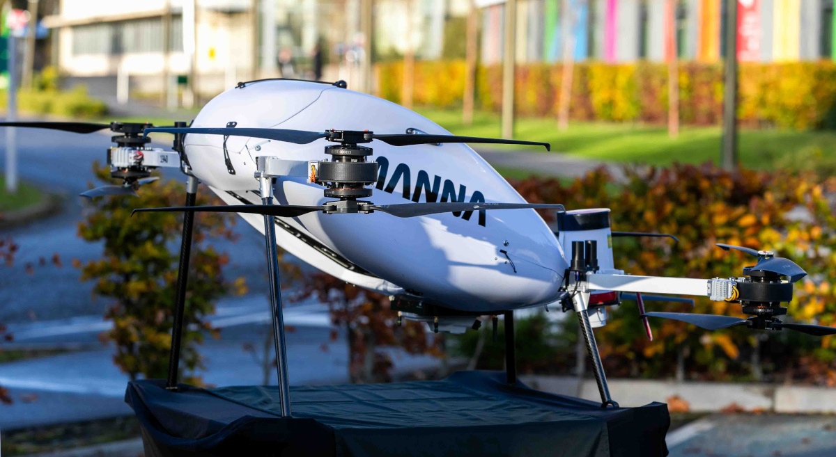 Perusahaan pengiriman drone Irlandia, Manna, mengonfirmasi kenaikan $50 juta, merencanakan 400 pekerjaan baru 1 Apr 2026