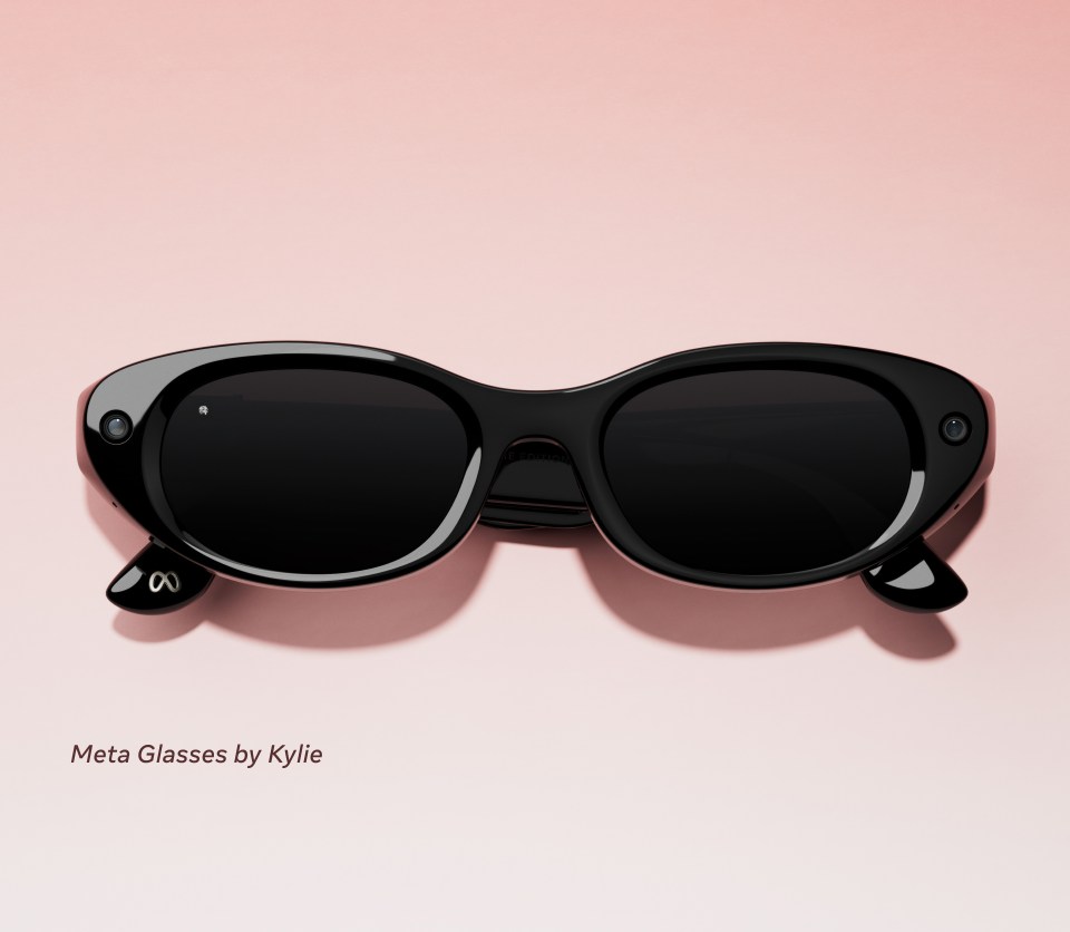 A pair of glass sunglasses.